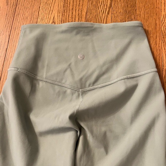 LULULEMON ALIGN HIGH RISE MINI FLARE LIGHT SAGE PANTS SIZE 4 - Picture 6 of 9